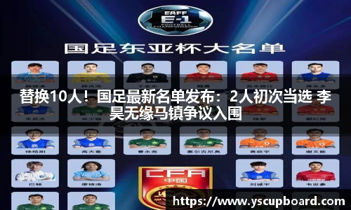 替换10人！国足最新名单发布：2人初次当选 李昊无缘马镇争议入围